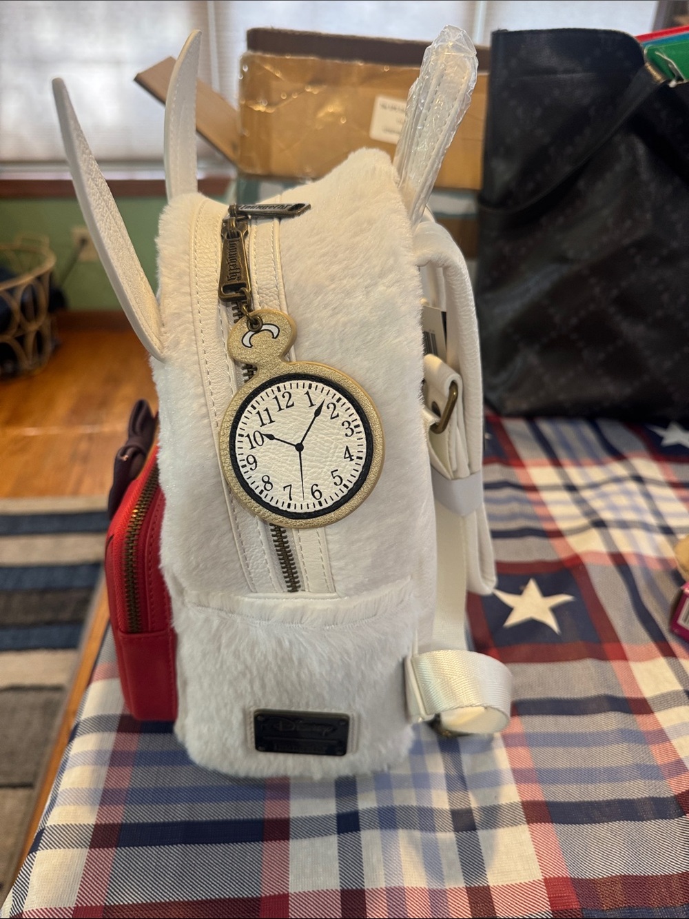 White Rabbit Loungefly backpack - Picture 2 of 5